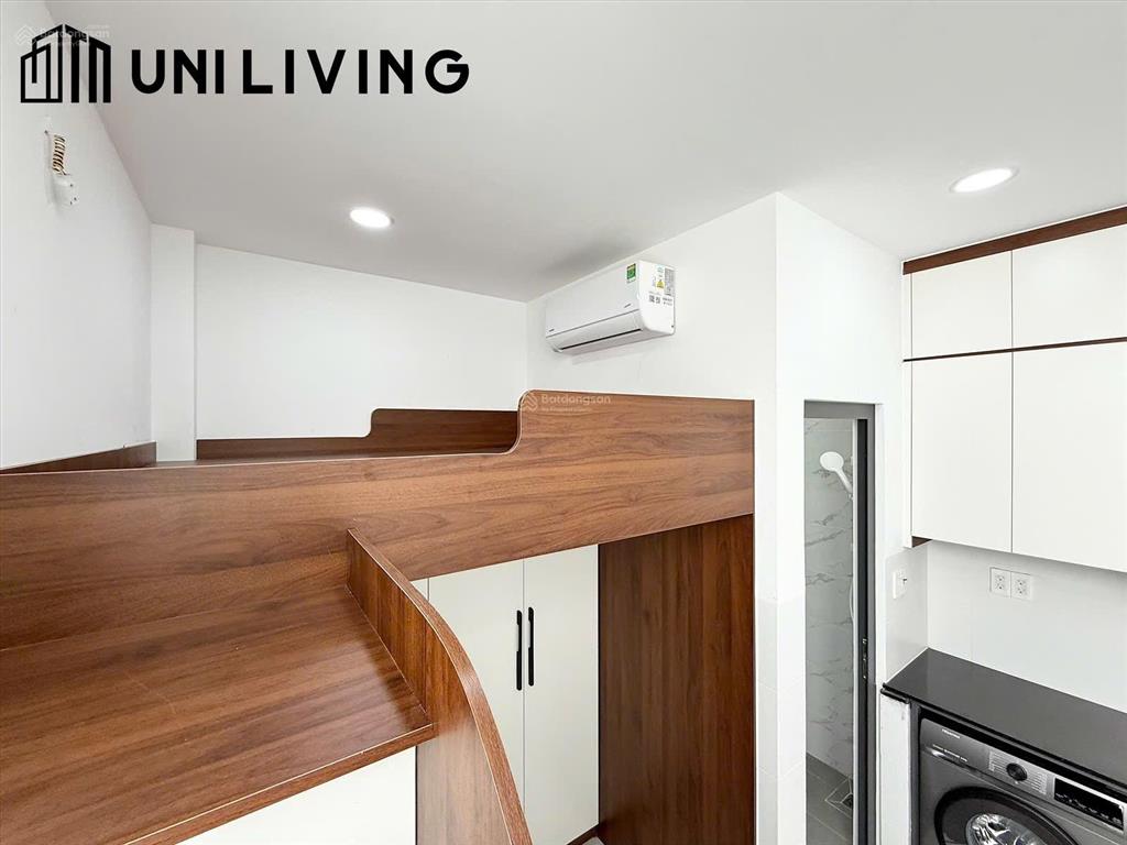 Khai trương chdv có gác, ban công full nội thất(máy giặt riêng), ngay đh hutech, uef, hiu giáp q1