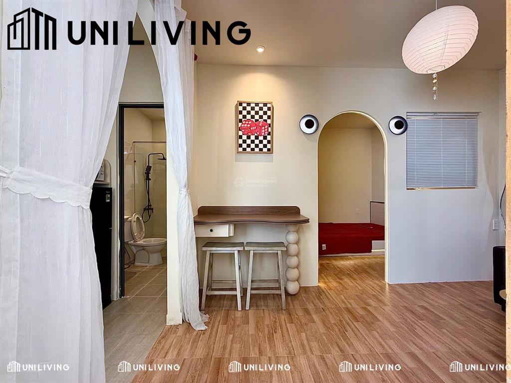 Căn hộ mini 1 phòng ngủ, full nội thất decor, giáp quận 1 & bv ung bướu
