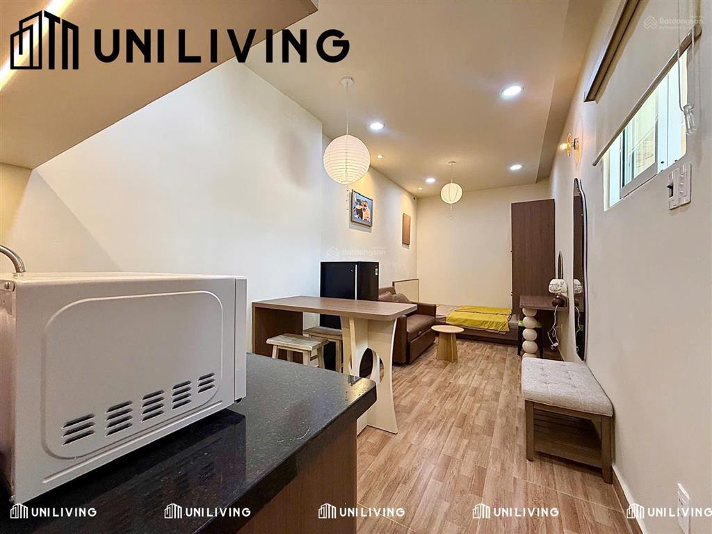 Căn hộ mini 1 phòng ngủ, full nội thất decor, giáp quận 1 & bv ung bướu