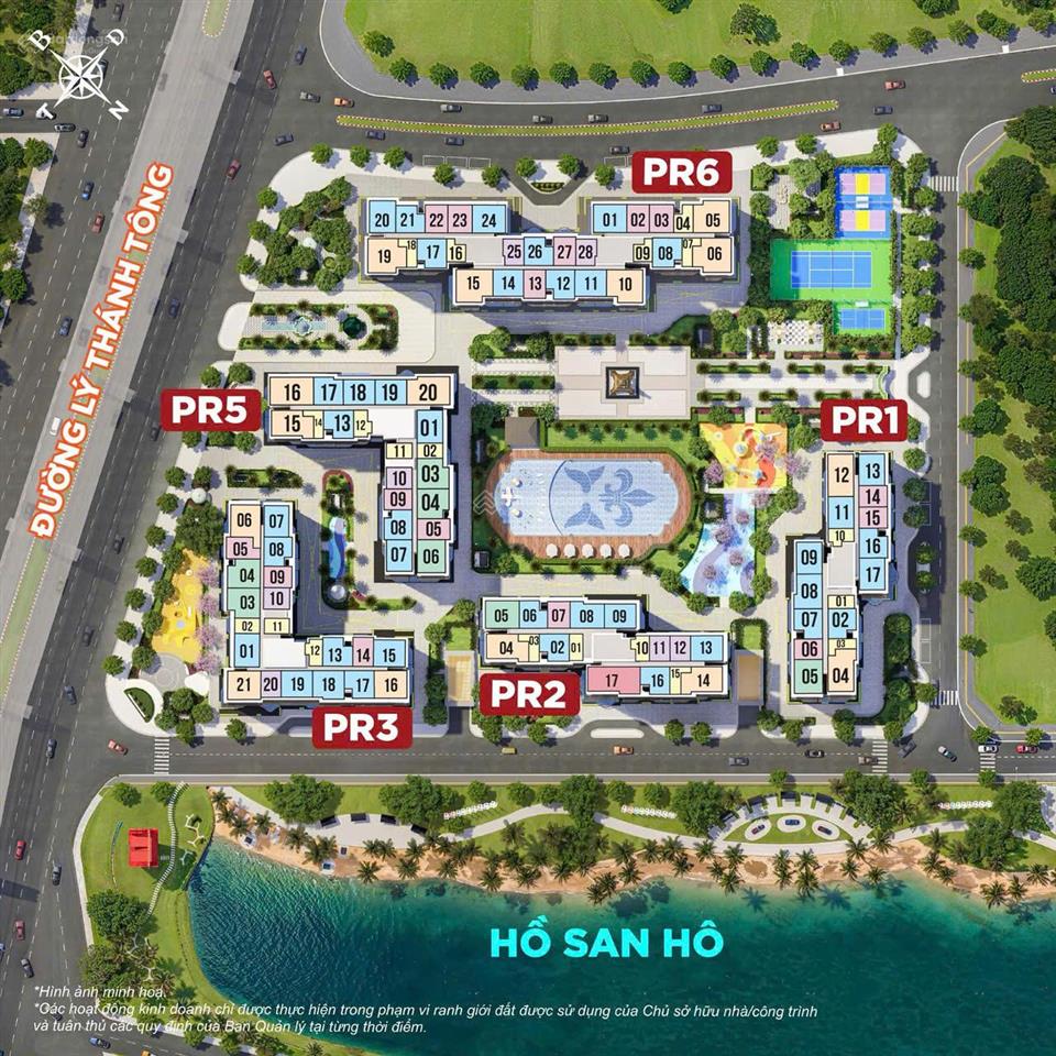 Bán cắt lỗ 150 triệu cc đẹp tại the paris  vinhomes ocean park, 4 tỷ, 63 m2, 2pn, 2wc
