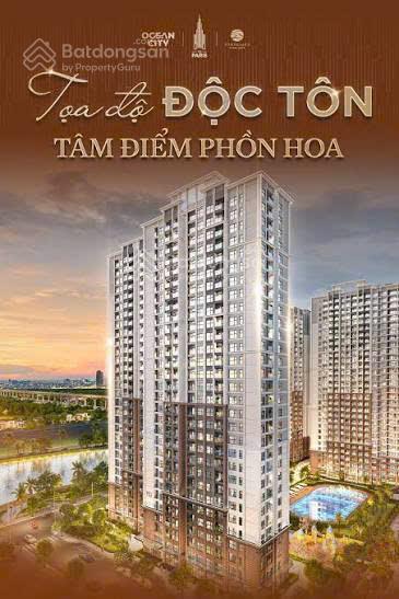 Bán cắt lỗ 150 triệu cc đẹp tại the paris  vinhomes ocean park, 4 tỷ, 63 m2, 2pn, 2wc