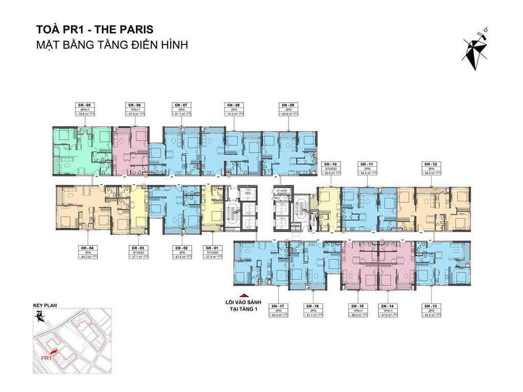 Bán căn hộ 3pn, 2wc, 90m2 tại the paris  vinhomes ocean park, 5,9 tỷ, view đẹp