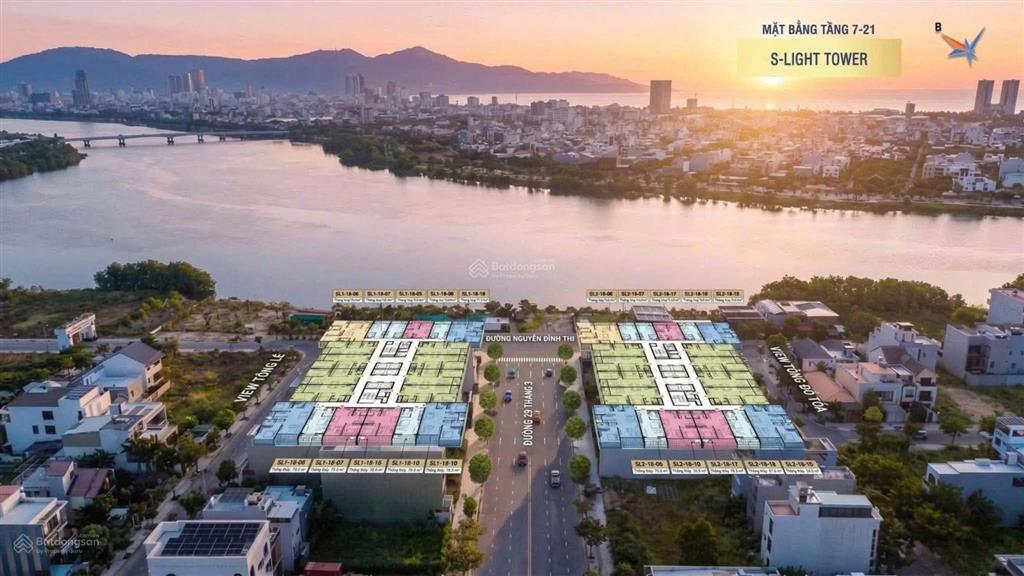 Căn view pháo hoa quốc tế diff, view sông hàn 3 mặt sông giá ưu đãi đợt 1 chỉ 54 triệu/m2