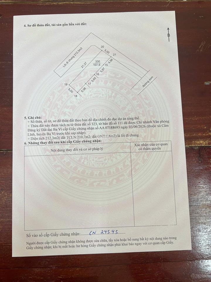Bán đất tại thôn ngọc nhị bất bạt, 1,8 tỷ, 107.9 m2, giá siêu hời