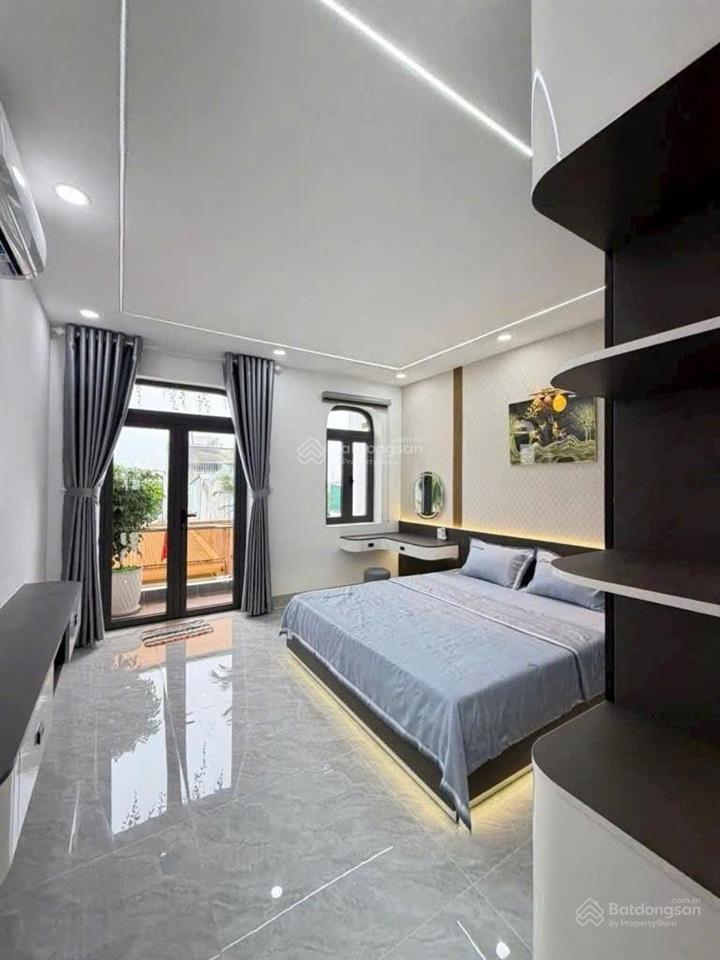 Bán nhà mới 5 tầng full nội thất 80m²(4x20) đường tl37, phường thạnh lộc, q12 hẻm 6m