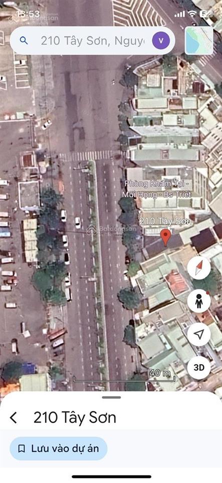 Ngộp bank, hạ giá bán nhà số 208  210, đường tây sơn từ 39 tỷ còn 33 tỷ (dt 440m2)