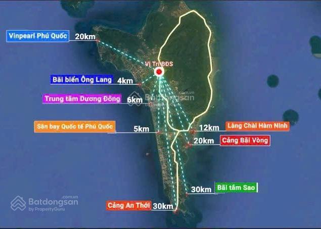 Bán lô đất 495m2 full đất ở đẹp nhất dự án xanh villas búng gội, cửa dương, phú quốc 3,7 tỷ