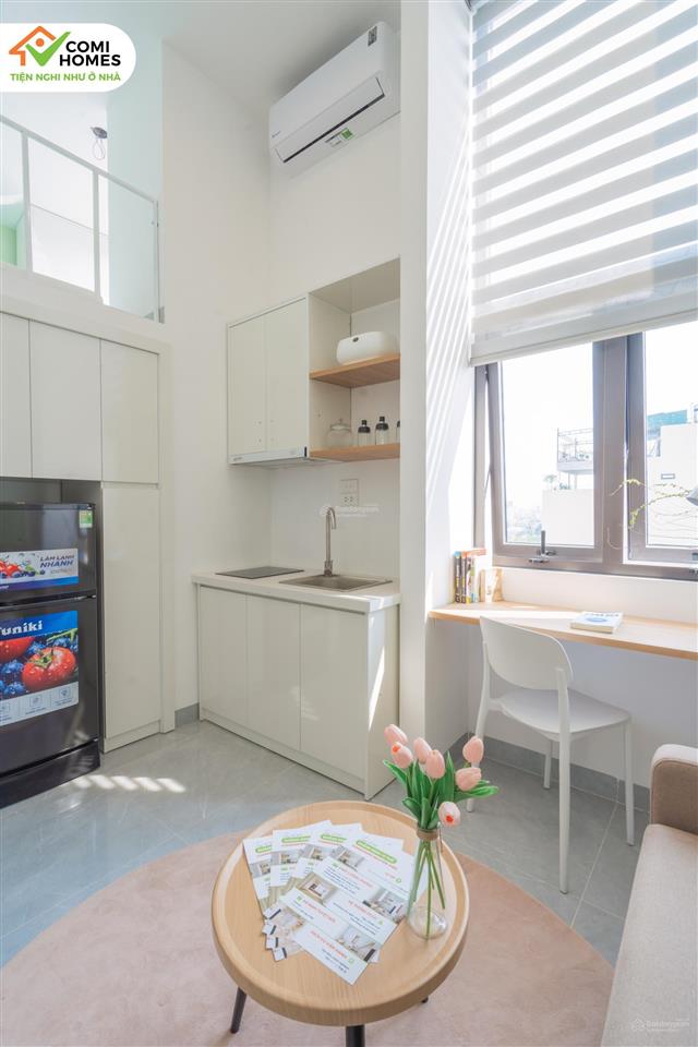 Ccmn 286 nguyễn xiển, phòng studio + gác xép, full đồ vào ở ngay
