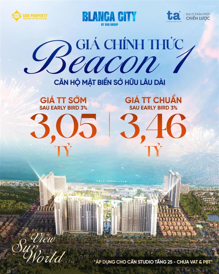 Mở bán đợt 1 căn hộ mặt biển vũng tàu sở hữu lâu dài, chủ đầu tư sungroup.  0938 057 ***