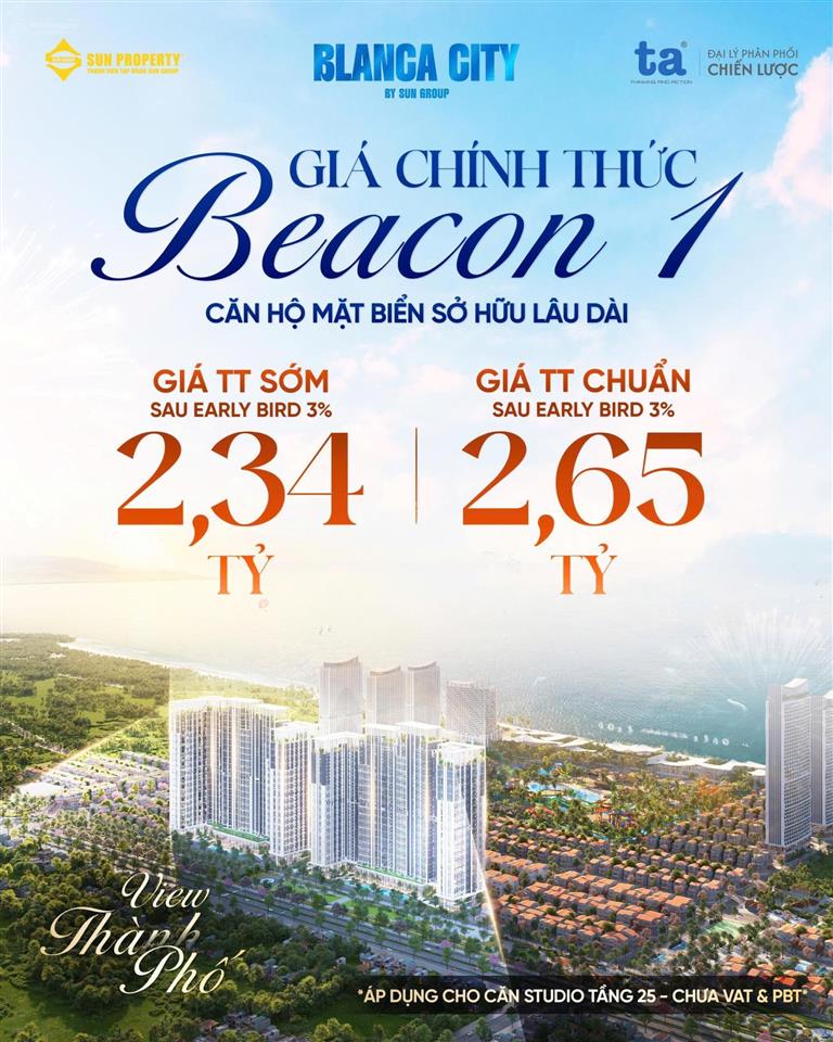 Mở bán đợt 1 căn hộ mặt biển vũng tàu sở hữu lâu dài, chủ đầu tư sungroup.  0938 057 ***