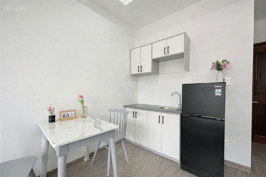 Siêu phẩm studio thoáng mát, full nội thất tone trắng xám, sang trọng  ngay đảo kim cương