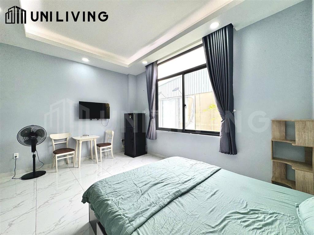 Cho thuê chdv studio full nội thất  cửa sổ lớn, bếp xa giường  ngay quốc hương, gần metro, siu