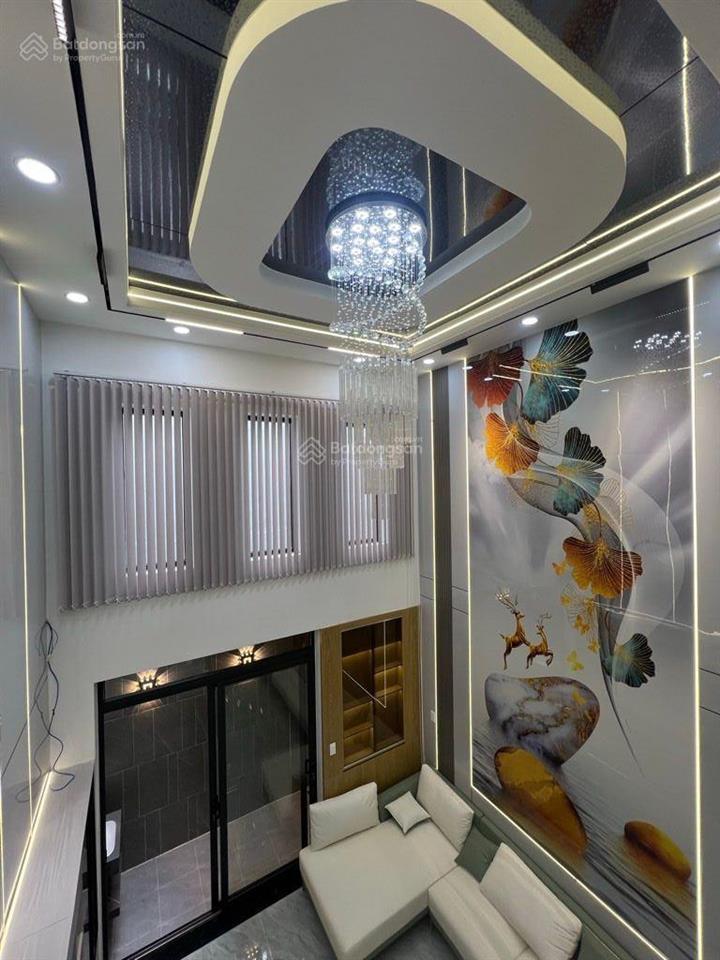 Nhà 5 tầng full nội thất cao cấp 56m2  tỉnh lộ 10 aeon bình tân  hẻm xe tải ôtô ngủ trong nhà