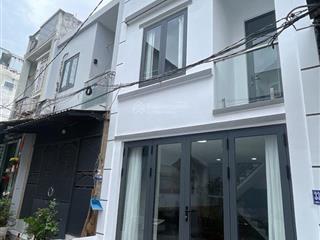 Nhà mới hương lộ 2 full nội thất  hẻm ôtô thông tứ tung dt 4 x 10 ,1 trệt 1 lầu lửng 3 pn 2 wc