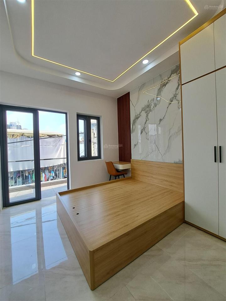 4,13 tỷ  nhà mới đẹp full nội thất cao cấp 48m2, 3pn 3wc, hẻm thông ngay trương phước phan