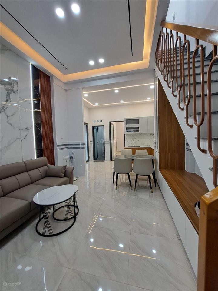 4,13 tỷ  nhà mới đẹp full nội thất cao cấp 48m2, 3pn 3wc, hẻm thông ngay trương phước phan