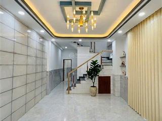 Nhà mặt tiền 2 tầng mới đẹp khu lê văn quới giáp tân phú 4x14m  3pn3wc hẻm thông xe tải chỉ 4,2tỷ