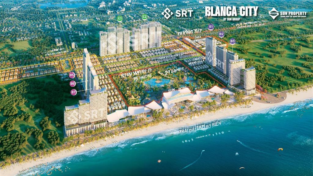 Blanca city căn hộ biển allinone của sun group giá chỉ từ 2 tỷ 4