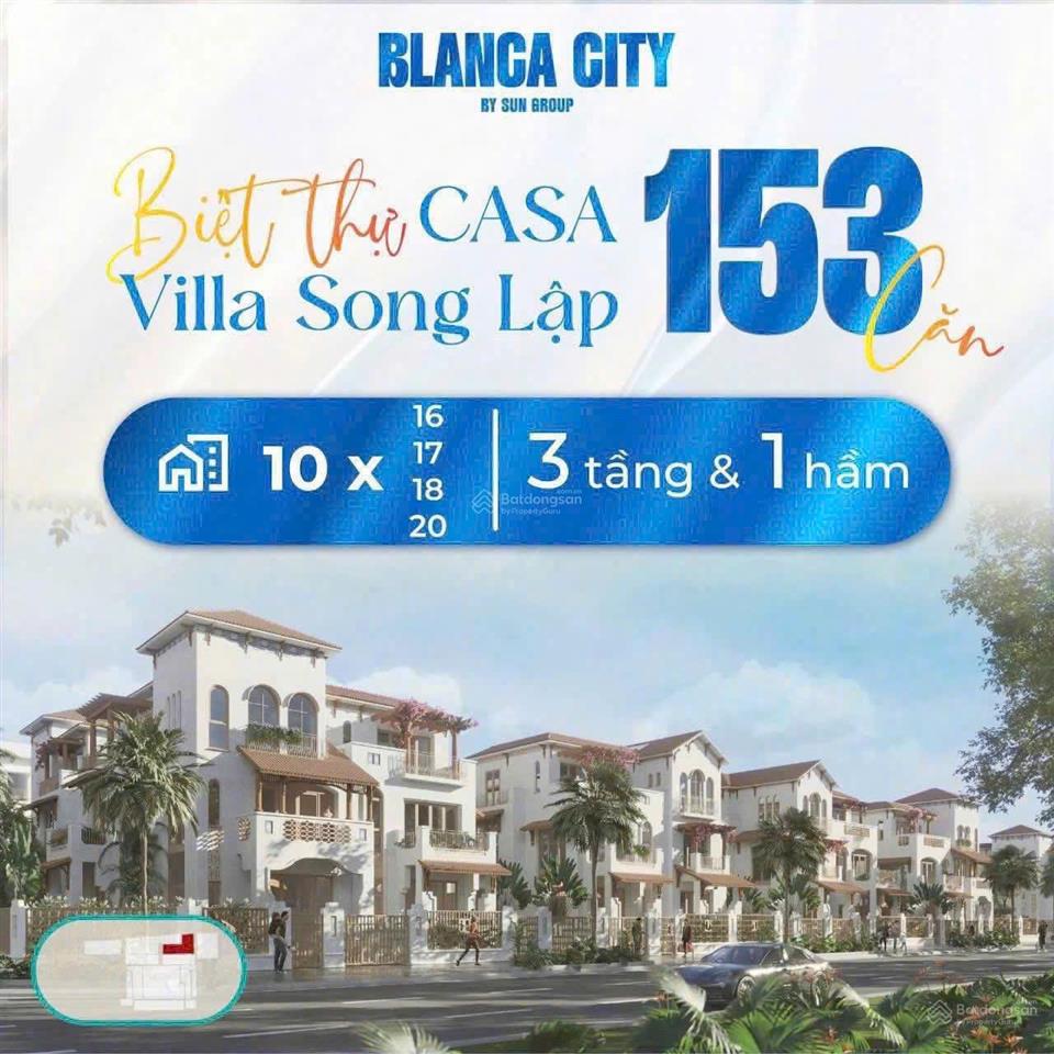 Bán biệt thự song lập dự án blanca city thiết kế độc bản, sở hữu lâu dài giá 23 tỷ