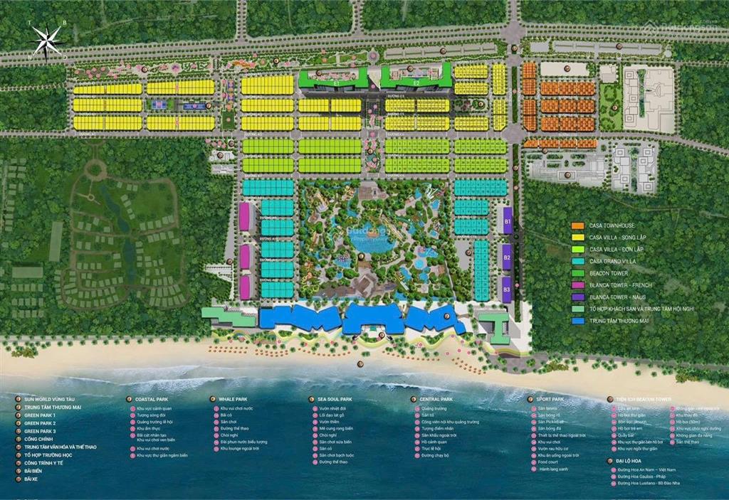 Bán biệt thự đơn lập dự án blanca city  siêu đô thị biển sầm uất nhất vũng tàu