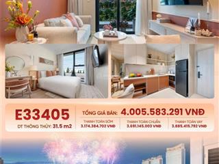 Bán căn studio tầng cao view trực diện pháo hoa và biển giá chỉ 3 tỷ 174
