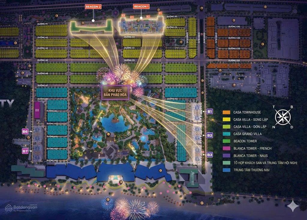 Bán căn hộ 1 phòng ngủ, dự án blanca city view hiếm đặc biệt trực diện công viên sun world
