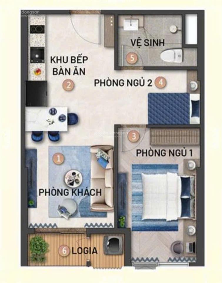 Bán căn 1pn+ tầng 07 view biển ngắm pháo hoa giá 3 tỷ 5