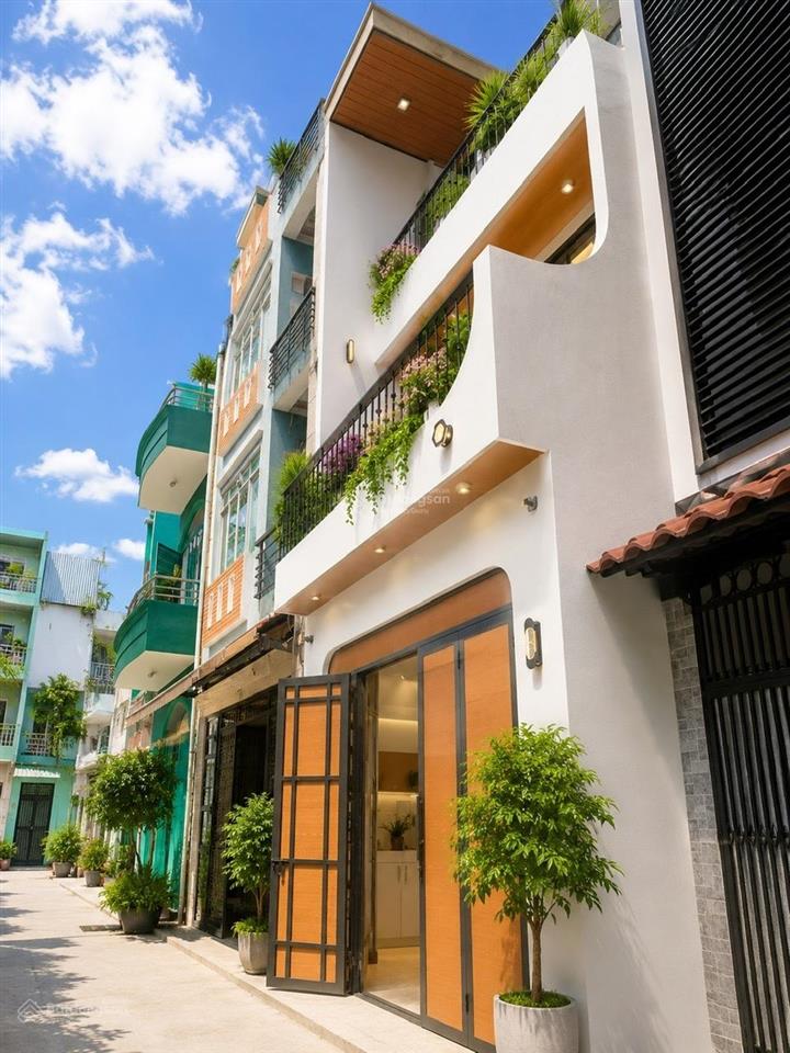 ( gần chợ bà chiều ) bán nhà bùi đình túy, xe hơi tới cửa, mới, 4x12, 3 tầng, 3 pn, giá 7,x tỷ