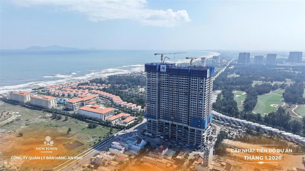 Hàng ngoại giao giá tốt dự án tổ hợp căn hộ mặt biển sở hữu lâu dài newtown diamond