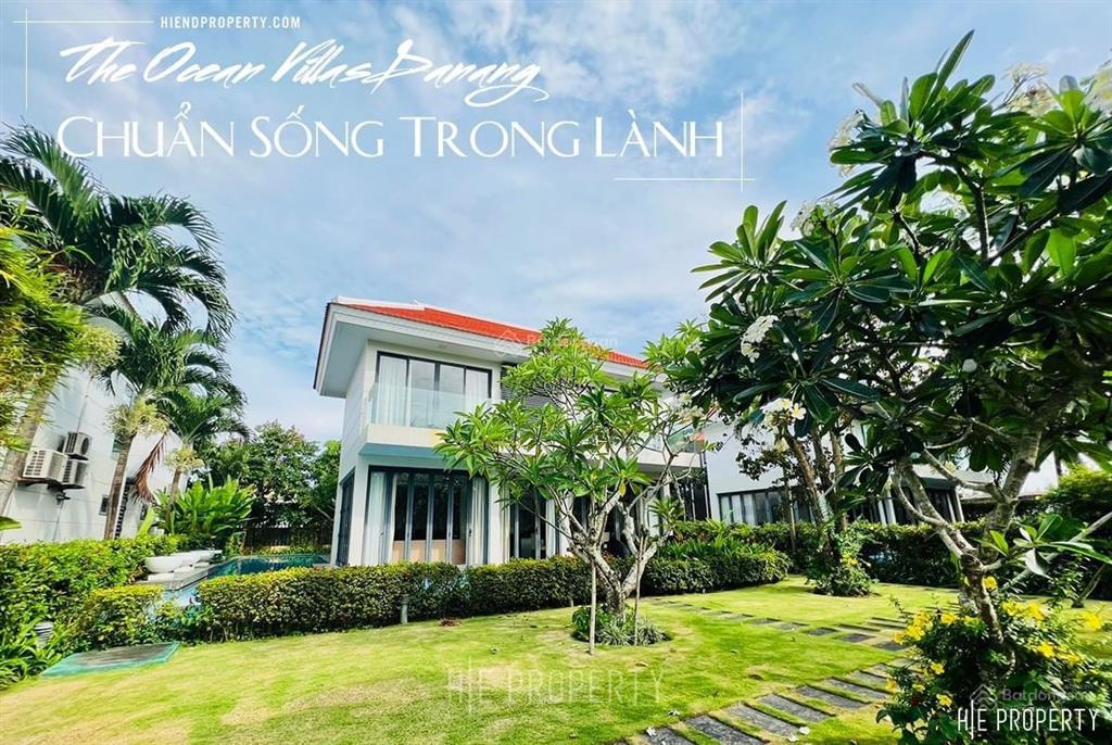 Rẻ nhất thị trườngbiệt thự biển ocean villas 616.3m2, 4pn dòng tiền cho thuê 100tr/tháng, có sổ đỏ