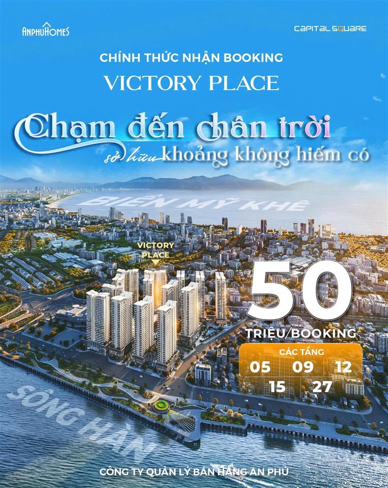 Ra mắt tòa victory place view biển thuộc dự án capital square, sở hữu lâu dài, miễn lãi 24 tháng
