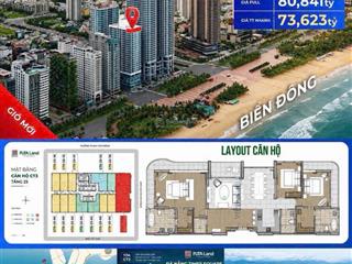 Penhouse times square  3 mặt view trực diện biển, vị trí độc tôn số 1 tại mặt biển đà nẵng