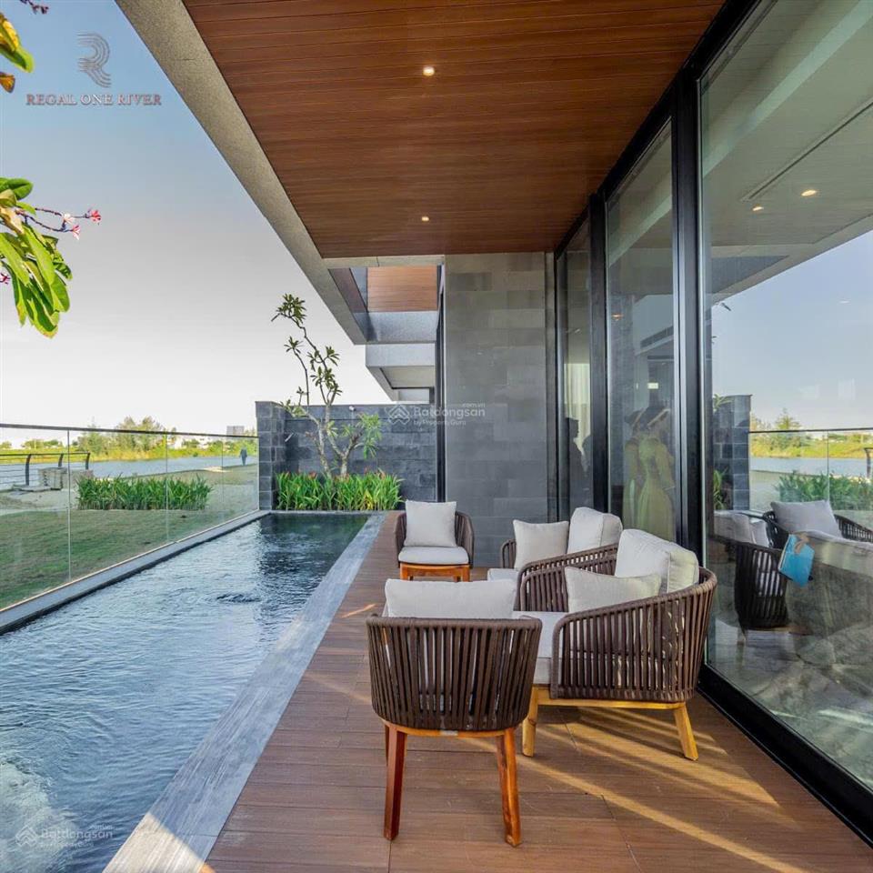 Chính chủ bán biệt thự 2 mặt tiền sông one river 3 tầng 300 m2, full hồ bơi tràn viền
