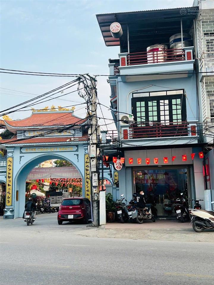 Bán nhà mặt phố lô góc công hà trung tâm thuận thành, bắc ninh