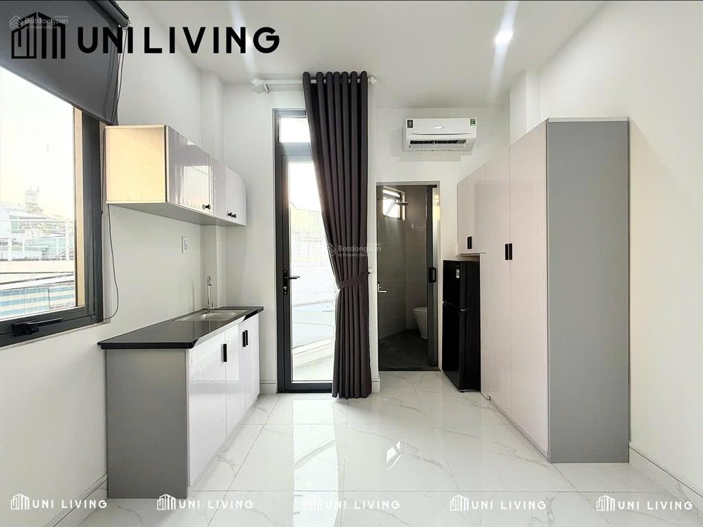 Cho thuê studio ban công 20m2 tại nơ trang long, 5,2 triệu, nhiều tiện ích siêu ưu đãi