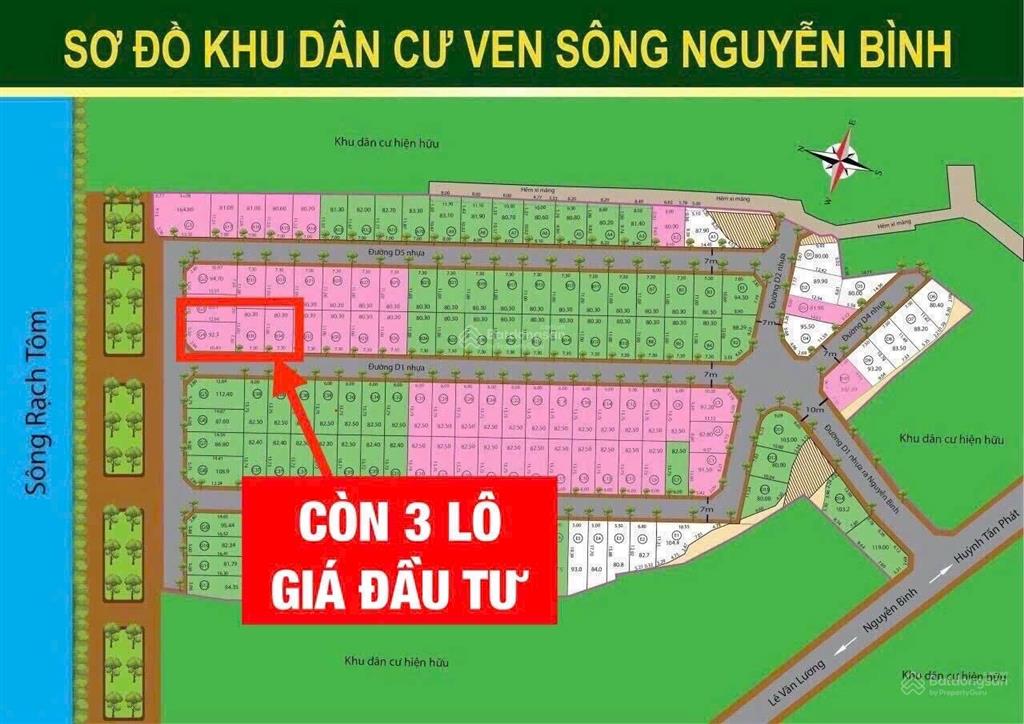 Bán đất tại nguyễn bình, 3,7 tỷ, 82m2, đẹp và nhiều tiện ích