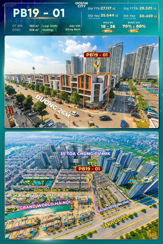Căn góc bên cạnh nhà ga metro oceanpark 3  hiếm có 1 căn  giá chưa áp voucher