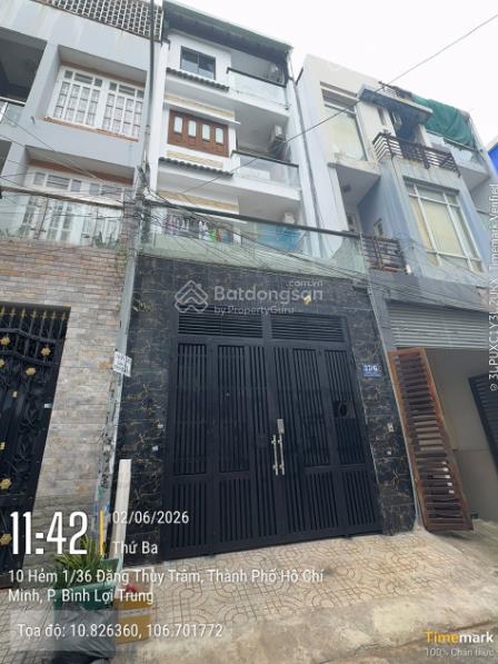 Ngộp bank! bán gấp hxh đặng thùy trâm, dt 4x15m, kc 5 tầng, giá 10,5 tỷ tl, cách đh văn lang 86m