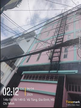 Ngộp bank! bán gấp hxh p. 2 bùi hữu nghĩavũ tùng dt 5x18m kc 5 tầng giá 12 tỷ tl hdt 65tr/th