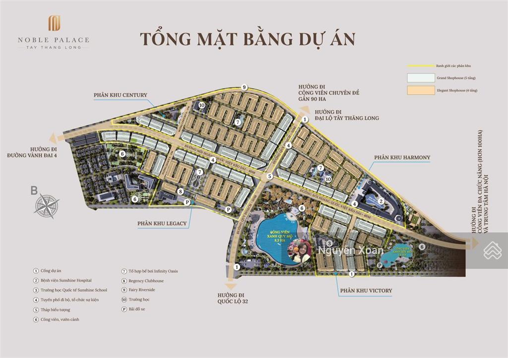 Trực tiếp cđt noble căn góc đông nam đối diện bể bơi, clubhouse 70m2 5 tầng giá chỉ 17 tỷ