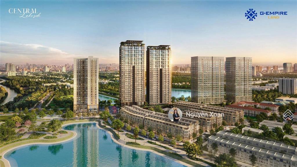 Bán shophouse central lakeside tố hữu  80m  5 tầng 1 tum  giá 30 tỷ  3 mặt hồ