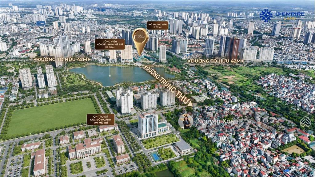Bán căn mặt hồ trung văn, 105m2 6 tầng taseco trung văn  central lakeside giá 52 tỷ bg t12.2026
