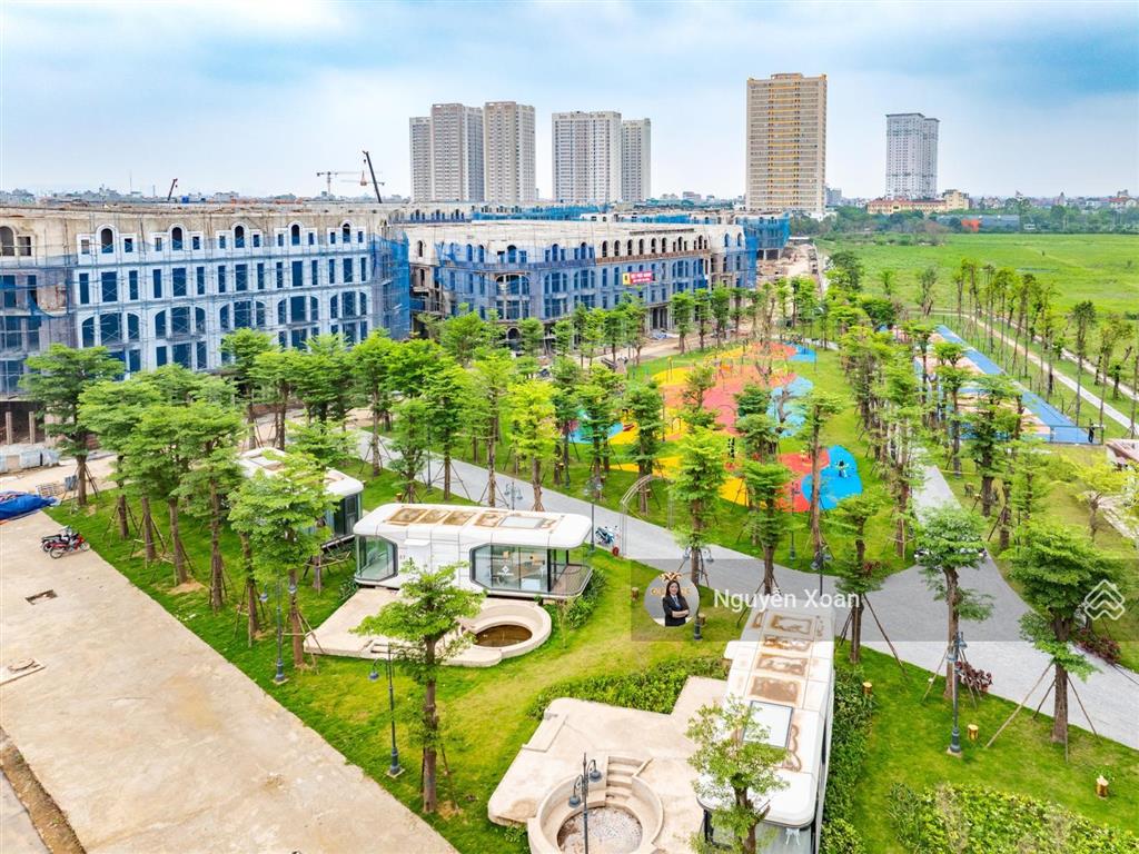 V597.5m2 căn áp góc, xây 5 tầng  mặt công viên 8.3ha dự án noble palace tây thăng long. giá 22 tỷ