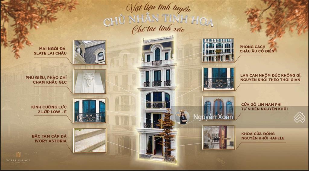 V597.5m2 căn áp góc, xây 5 tầng  mặt công viên 8.3ha dự án noble palace tây thăng long. giá 22 tỷ