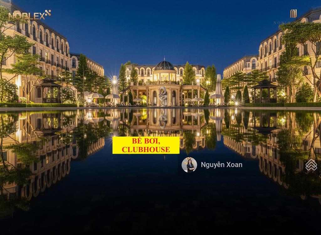 V597.5m2 căn áp góc, xây 5 tầng  mặt công viên 8.3ha dự án noble palace tây thăng long. giá 22 tỷ