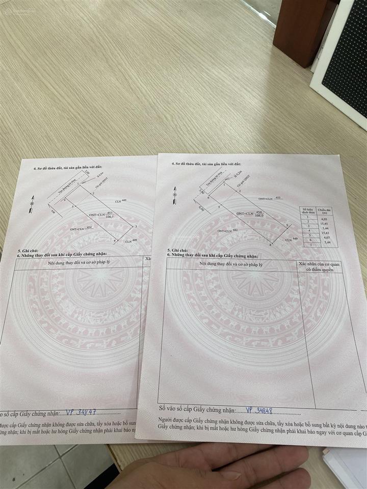 Bán gấp giá rẻ 106m2 đất ở gần công ty may hoà thọ, gần nhà ga đường sắt cao tốc