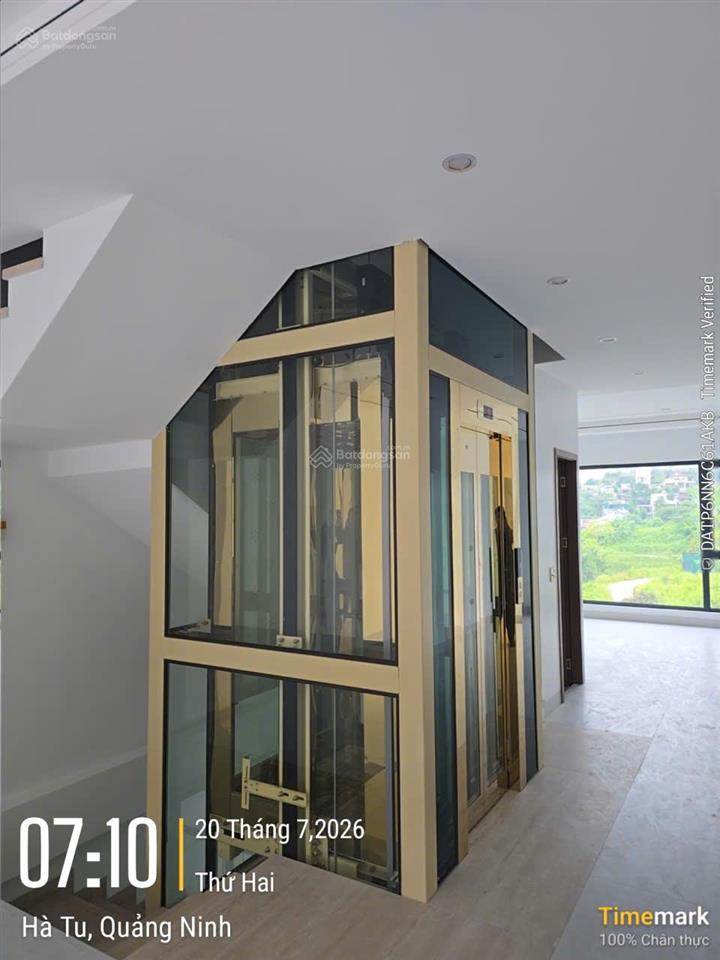 Nhà mới 5 tầng, thang máy, 4 tỷ 850 p hà tu hạ long, mt 5m, kinh doanh, sổ đỏ, bank hỗ trợ