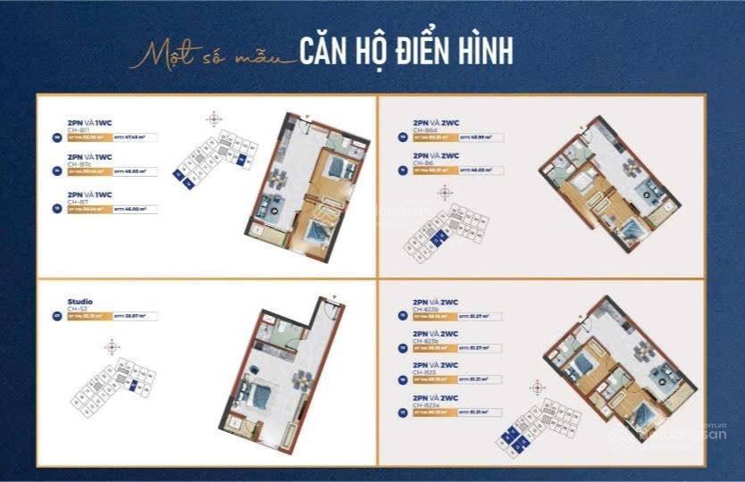 Cần bán nhanh căn góc 60m2 tầng trung block t2a 2pn+ 2wc giá gốc chủ đầu tư chỉ 2ty258