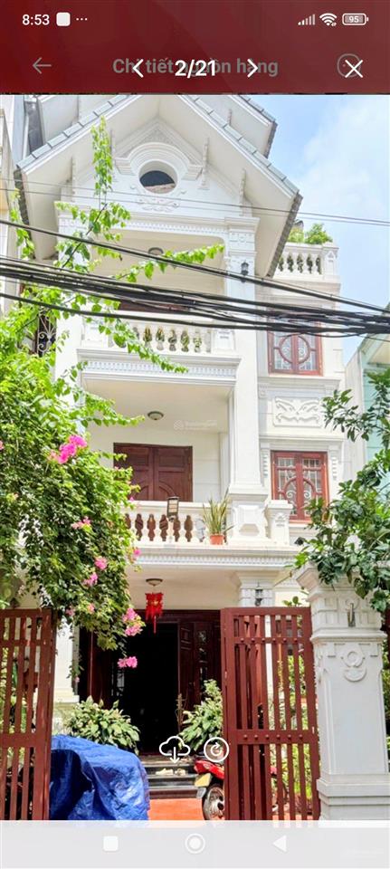Biệt thự vip, thang máy nhật, gara ô tô, trung tâm giang biên việt hưng