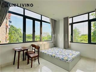 Căn studio full cửa kính thoáng  có nội thất  nằm trong khu biệt thự gần cầu sài gòn q2